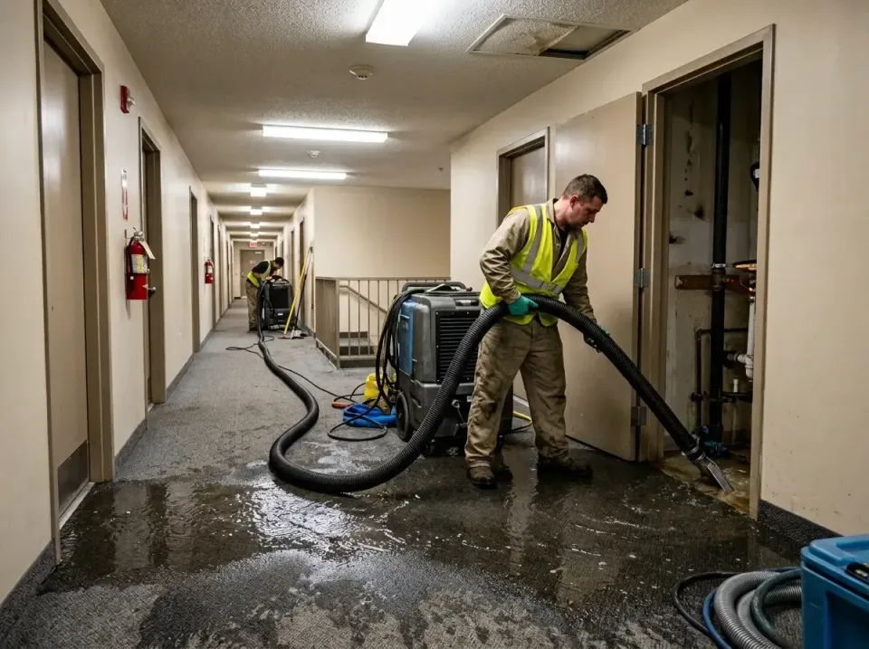multi-unit-apartment-hallway-f-005 — frequently asked questions, Emergency Burst Pipe Water Extraction & Removal in Gallipol…